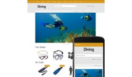 OpenCart 3 Theme River Diving Ochre