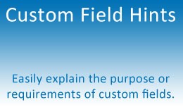 Custom Field Hints