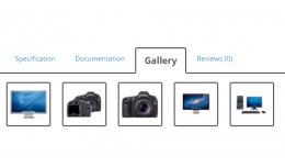 Image Gallery Tab for Product