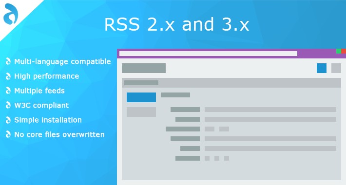 RSS 2.x and 3.x
