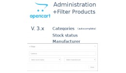 Filter products by category on administration si..