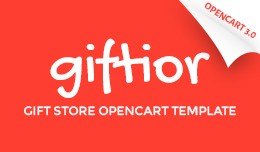 Gifts Store Responsive OpenCart Template 65049
