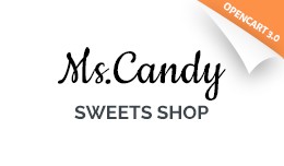 Sweet Shop Responsive OpenCart Template 64990