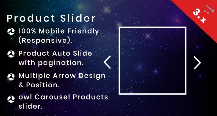 Responsive product slider opencart 3 and 4