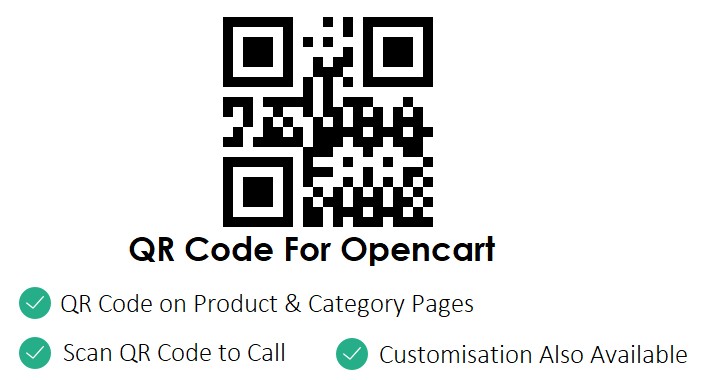 QR Code on Product/Category Page and Scan to Call