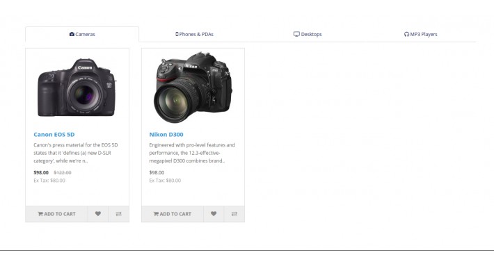 Product tabs for categories v3