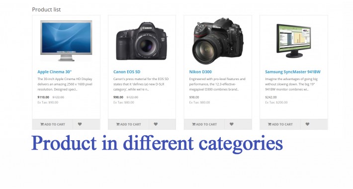 product list
