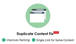 Duplicate Content Issue Fix - Canonical URL