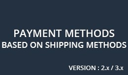 PAYMENT METHODS BASED ON SHIPPING METHODS