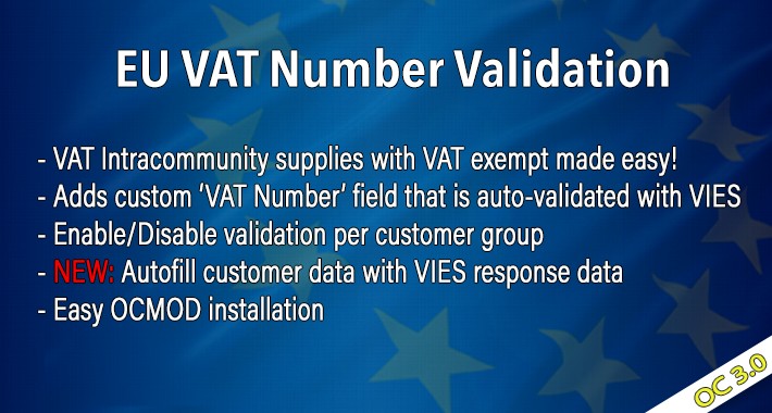 OC3 EU VAT Number Validation