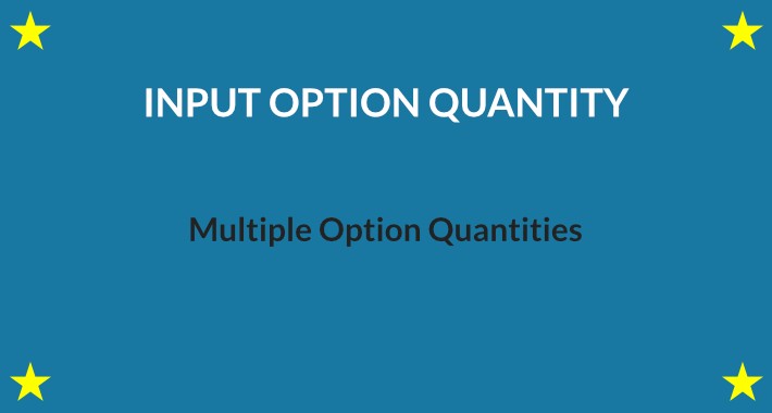 Option Input Quantity(OC 3)