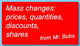 Mass changes in prices, quantities, etc. (ru/en)