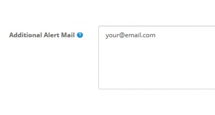 Fixed Additional Alert Mail