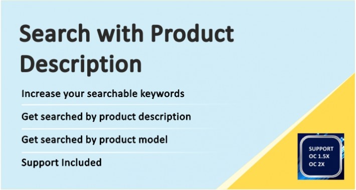 Search with Product Description