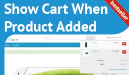 Show Cart When Product Added