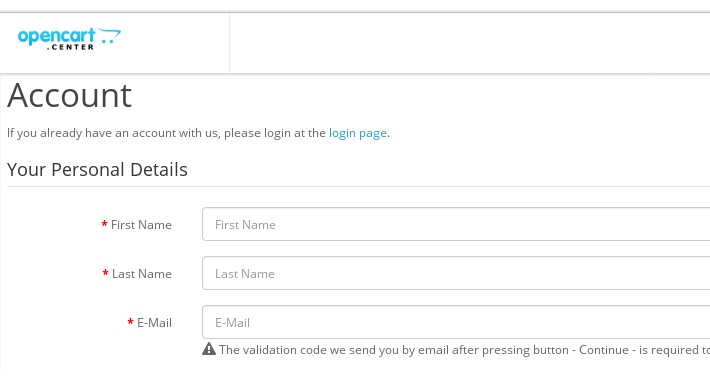 Customer registration - Email live verification - SPAM stopper -
