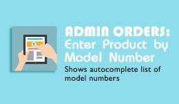 Enter Product by Model Number When Adding or Mod..