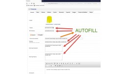 Auto-Populate product fields or Product Autofill..