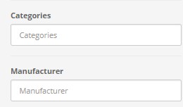 Category Location Manufacturer Filter 3.x