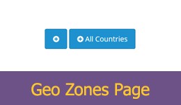 Add All Countries Button On Geo Zones Page