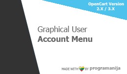Graphical User Account Menu