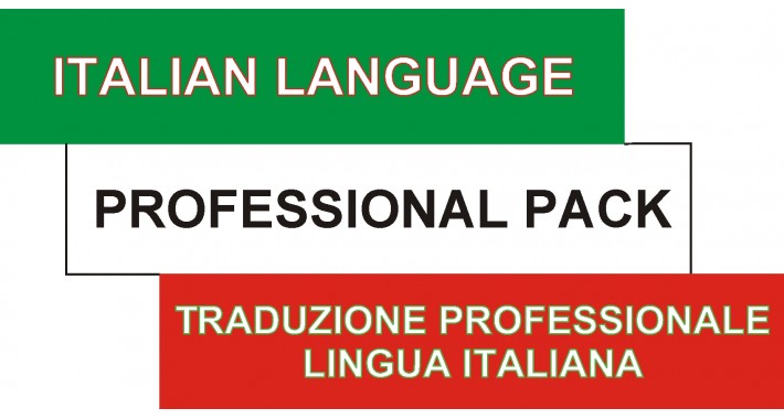 Italian Language Professional Pack Italian Language Professional Pack