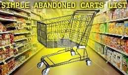 Simple Abandoned Carts List