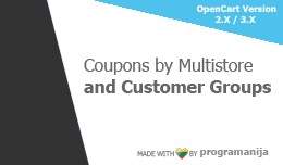 Advanced Coupon Code - Per Stores and User Groups