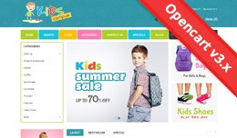 Kids Campus and Toys Opencart Theme - OPCADD019