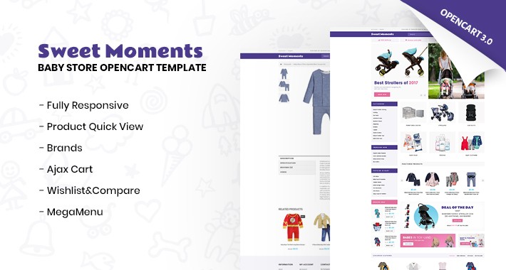 Baby Store OpenCart 3.х - 64809