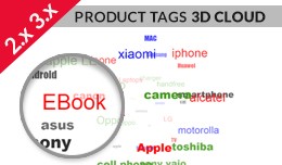 Product Tags Cloud in 3D View