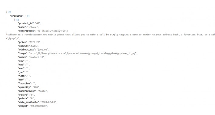 JSON import / upload products with json api JSON import / upload products with json api