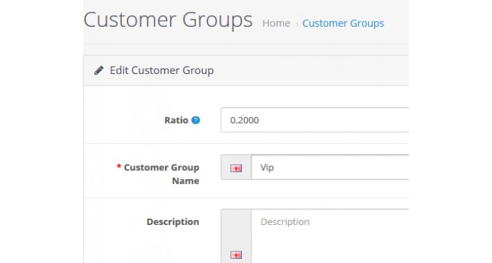 Customer group different price /  Customer group discount