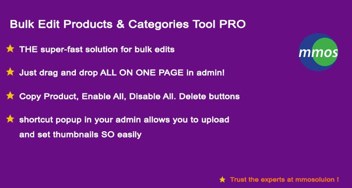 Bulk Edit Products & Categories Tool PRO
