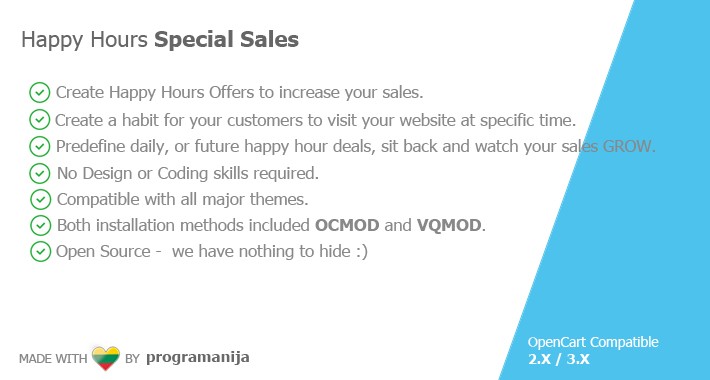 Happy Hour Sales