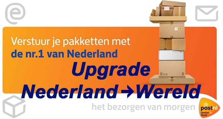 PostNL UPGRADE van Nederland naar PostNL Wereld OC3.x