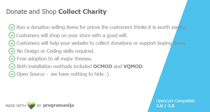 Donate And Shop / Support / Collect Charity