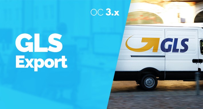 GLS Export Expedicií SK / CZ pre Opencart 3.x