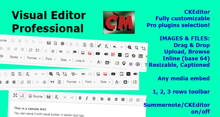Visual Editor Professional - CKEditor