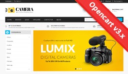 Camera and Electronics Opencart Theme - OPCADD016