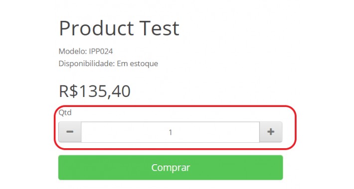 Plus and Minus Buttons on Product Page