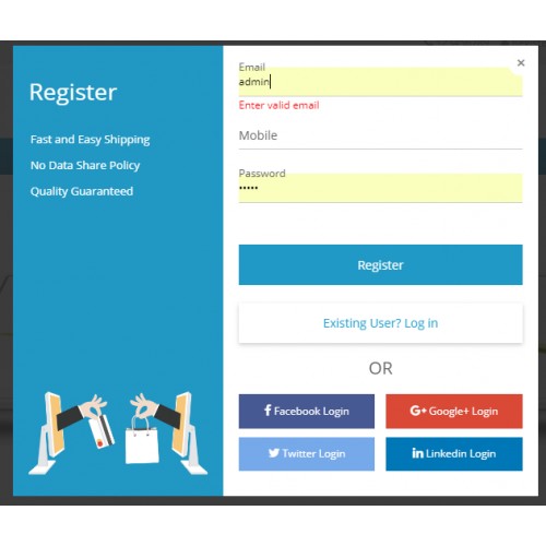 OpenCart AS Advance Login Pro (VQMOD)