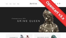 Artifice -  Art and Decor Store Opencart Theme -..