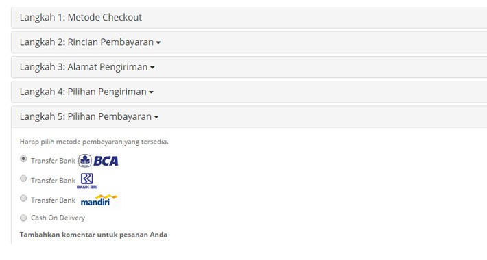 Payment Bank Transfer