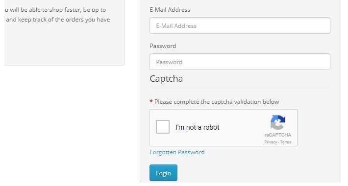 Kreatiwe Captcha Login Forget Page 2.x
