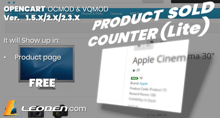 Product Sold Counter (Lite)