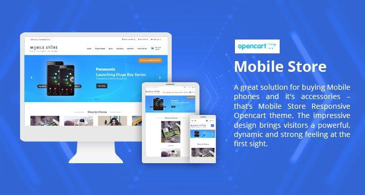 Mobile Store Opencart Responsive Template