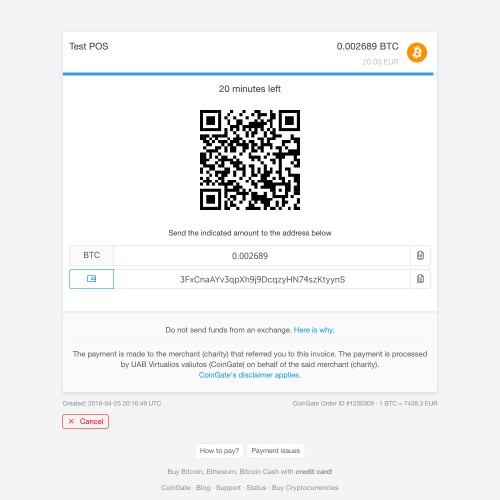Opencart Bitcoin And Altcoin Payment Gateway Coingate - 