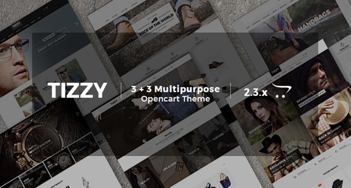 Tizzy - Multipurpose Responsive Opencart 2.x & 3.x