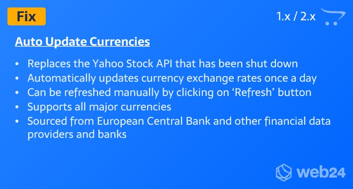 Auto Update Currencies (Fix)